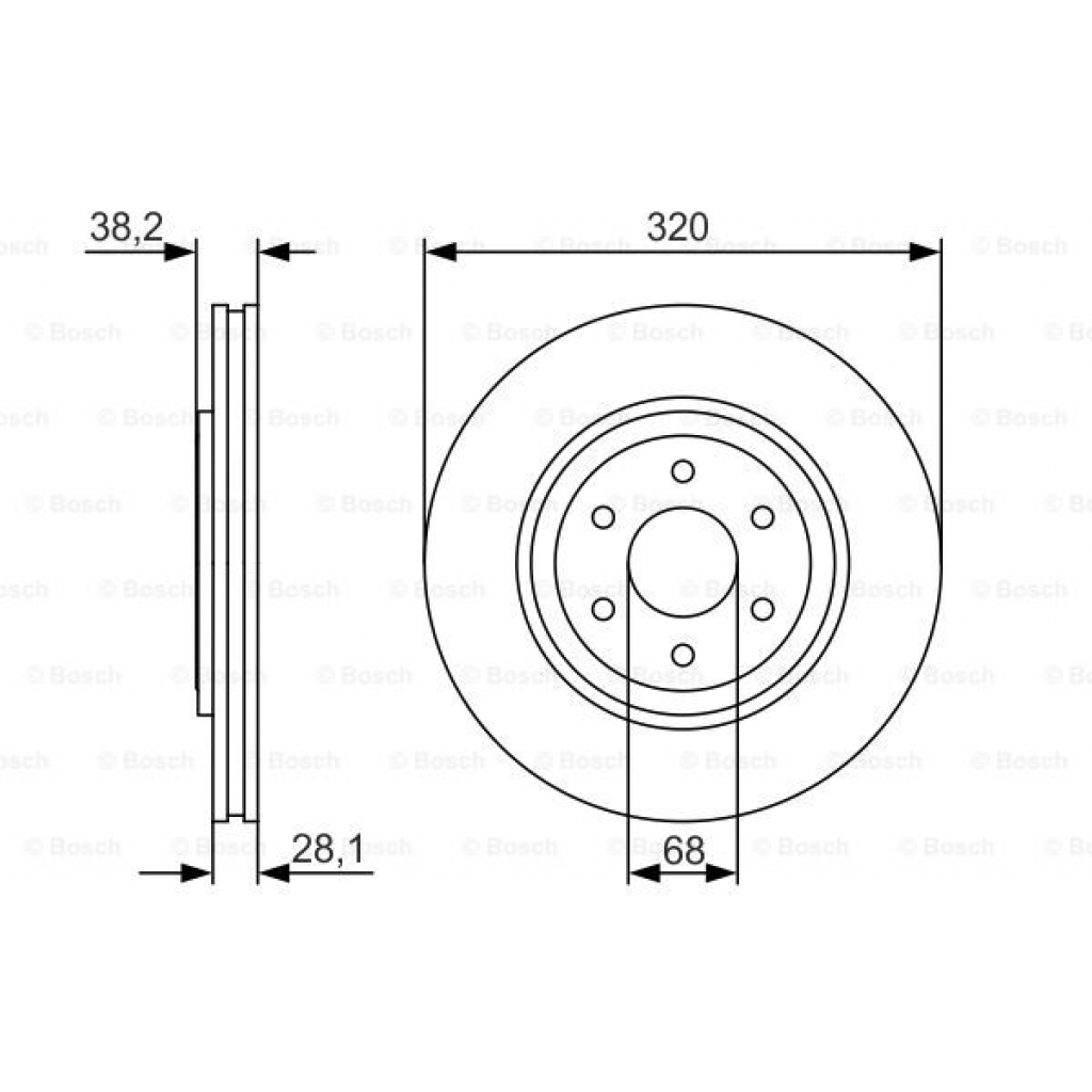 Гальмівний диск Bosch 0 986 479 S35 - зображення 5