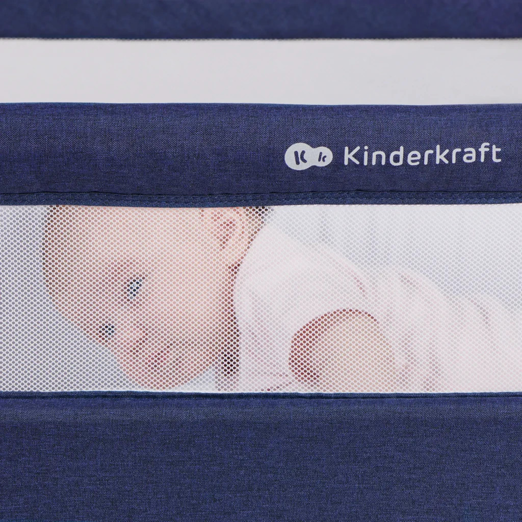 Ліжечко Kinderkraft приставна люлька Bea Navy (5902533917839) - зображення 9