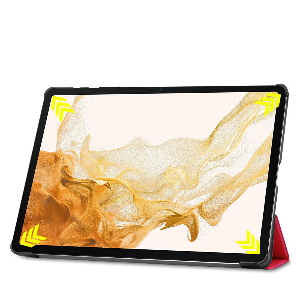 Чохол до планшета BeCover Smart Case Samsung Tab S9 Plus (SM-X810/SM-X816)/S9 FE Plus (SM-X610/SM-X616) 12.4" Red (710325) - зображення 7