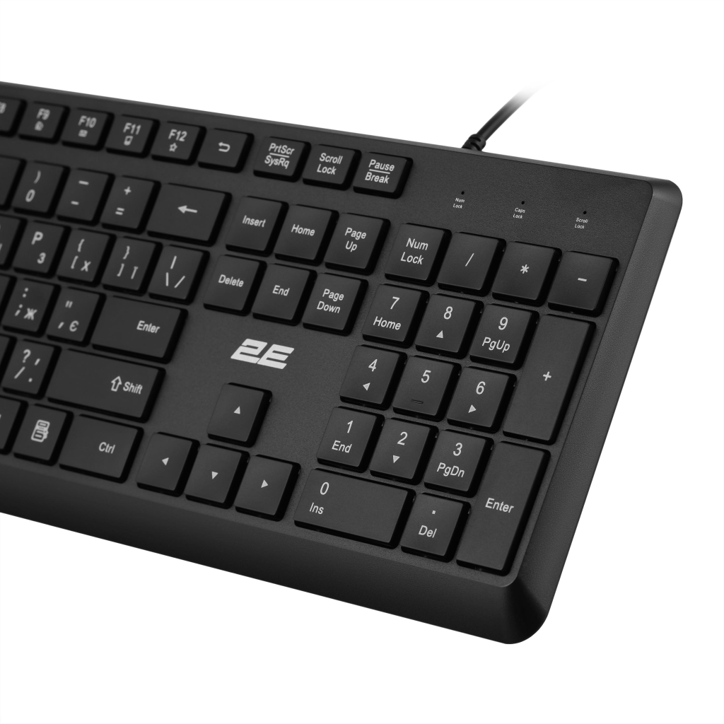 Комплект 2E MK405 USB UA Black (2E-MK405UBK_UA) - зображення 7