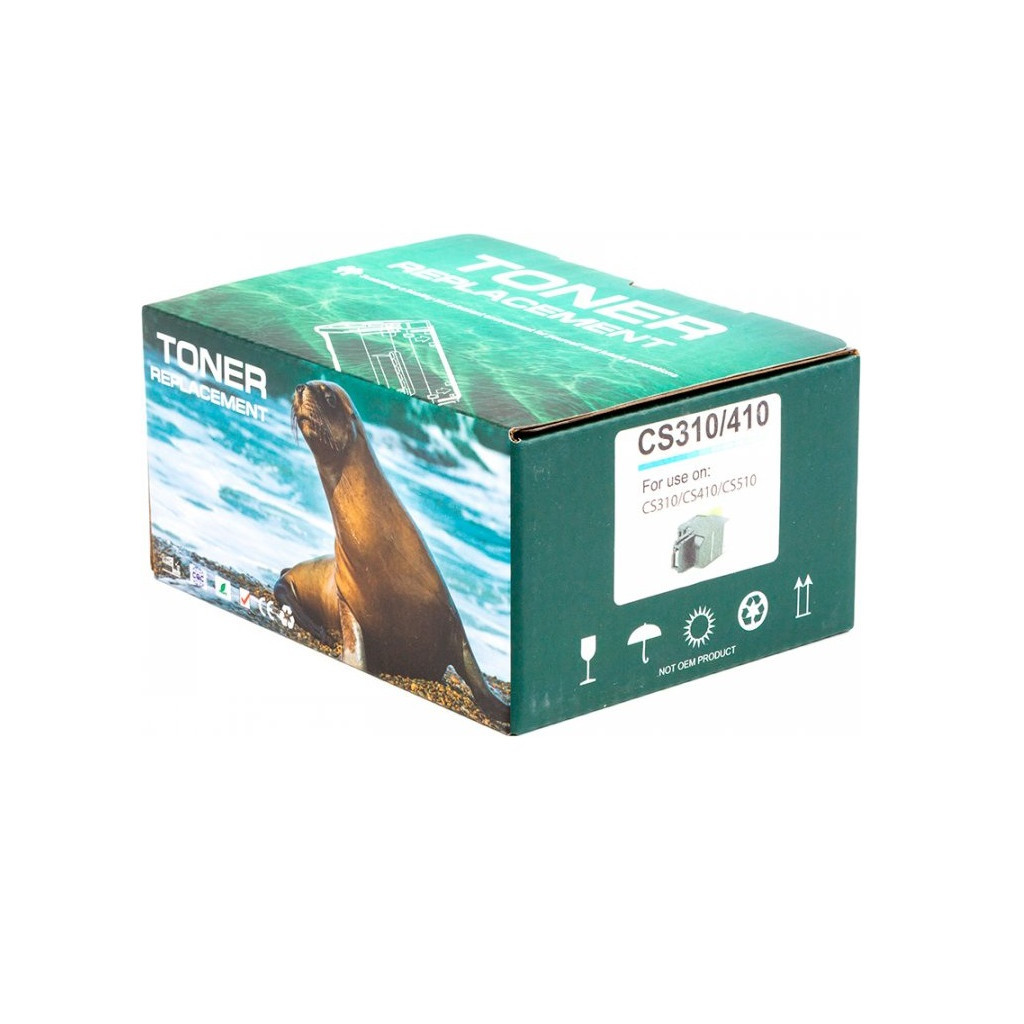 Картридж PowerPlant Lexmark CS310/CS410/CS510 CY (PP-TFL539C) - зображення 3
