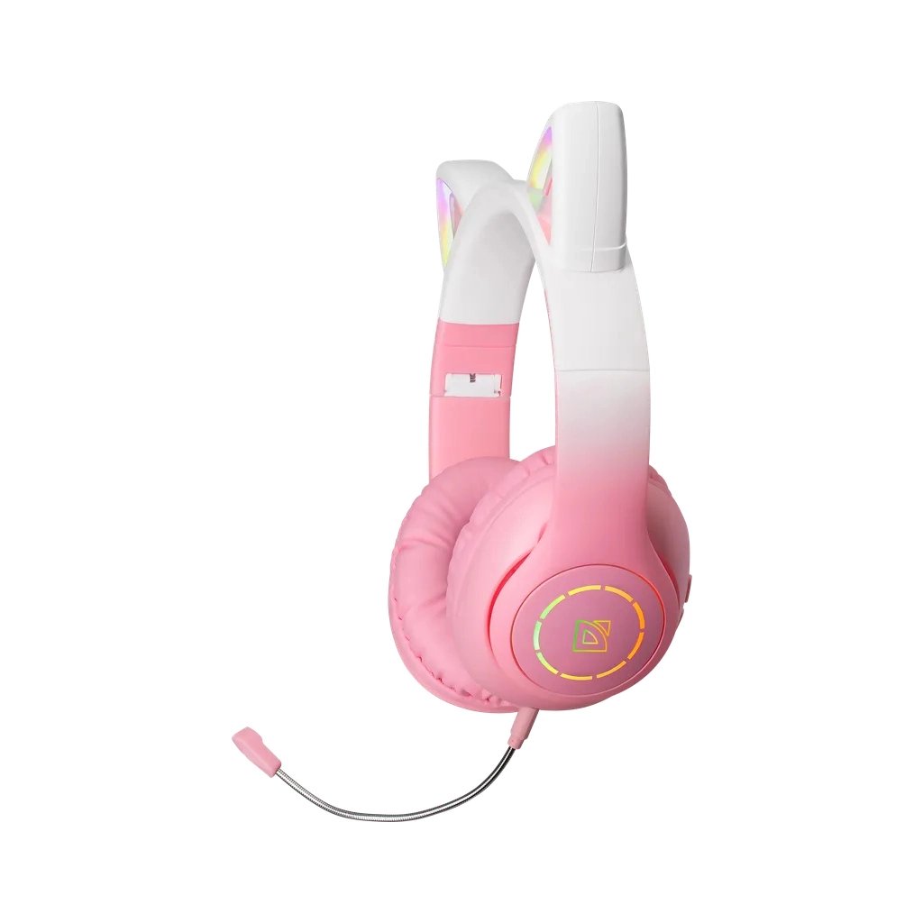 Навушники Defender FreeMotion B505 Bluetooth LED Pink (63505) - зображення 5