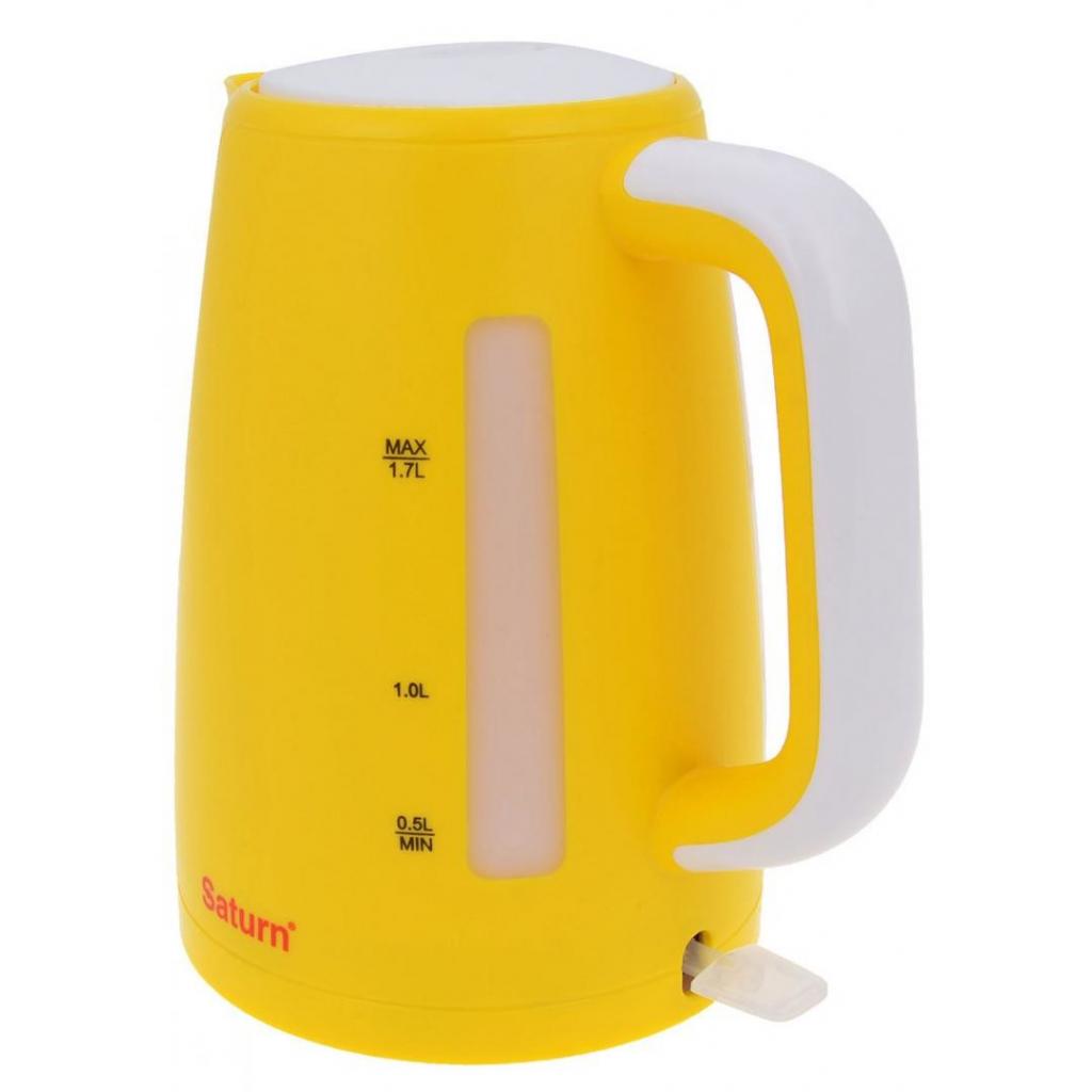 Електрочайник Saturn ST-EK8435 White/Yellow - зображення 3