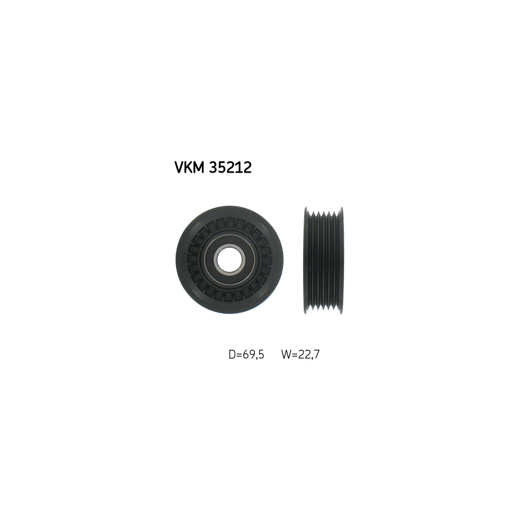 Ролик натягувача ременя SKF VKM 35212 - зображення 1