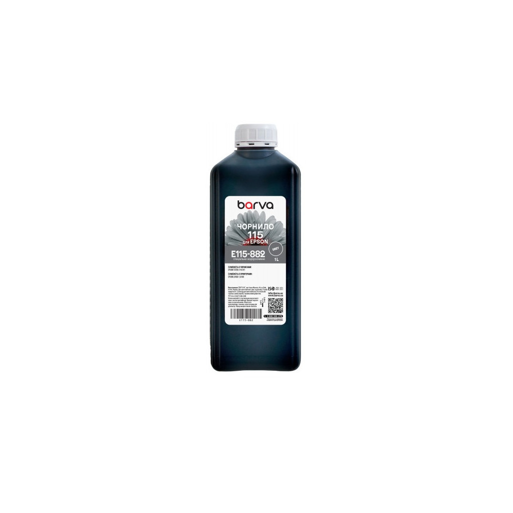 Чорнило Barva Epson 115 1л, GY (E115-882) - зображення 1
