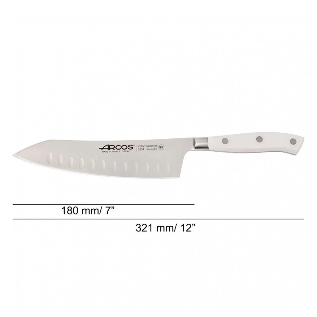Кухонний ніж Arcos Riviera Кіріцуке 180 мм White (233124) - зображення 2