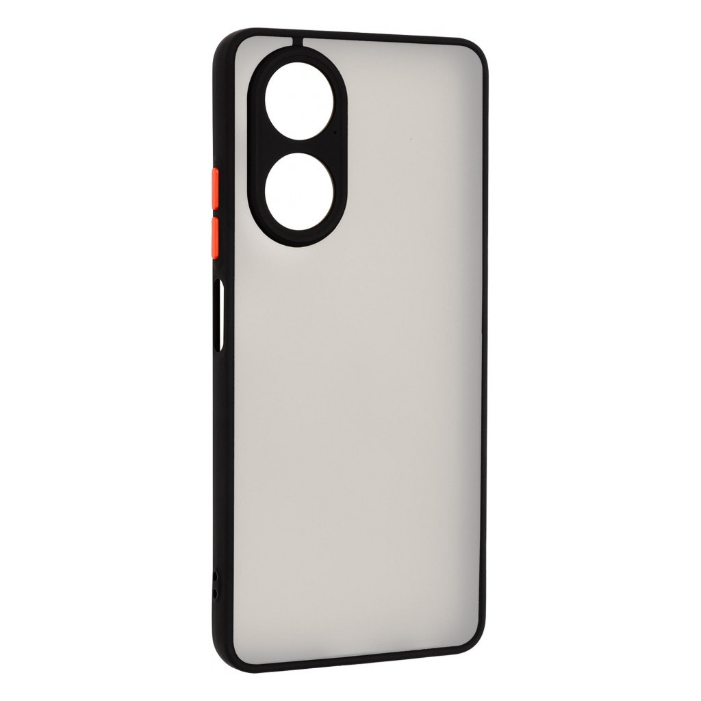 Чохол до мобільного телефона Armorstandart Frosted Matte OPPO A58 4G Black (ARM71065) - зображення 1