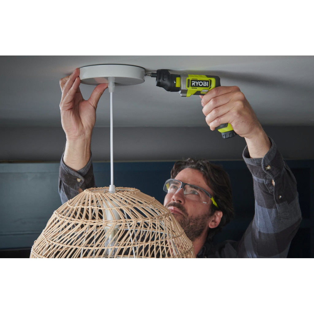 Викрутка акумуляторна Ryobi RSD4-120T 4В, USB, Lithium, 1х2Ah, 5Нм, 200об/хв, кейс, 10 насадок (5133006210) - изображение 4