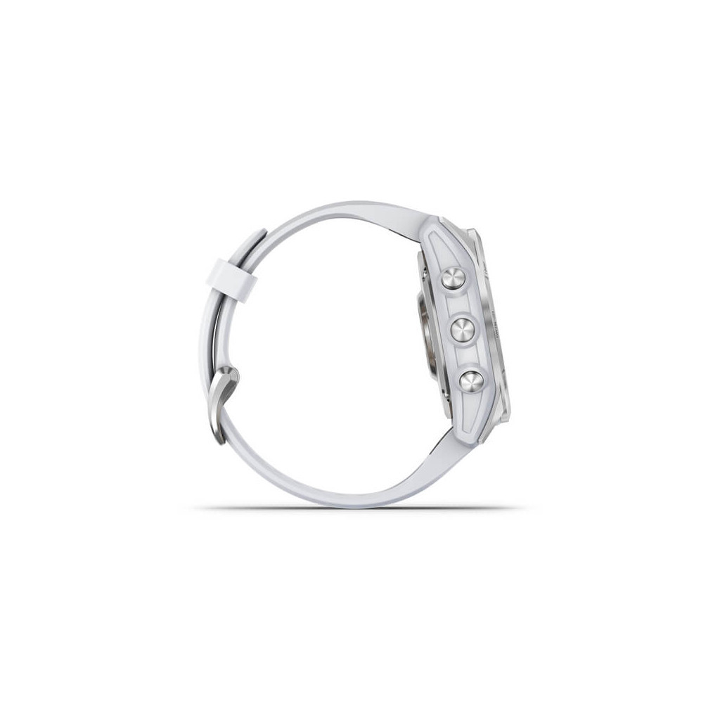 Смарт-годинник Garmin fenix 7S Stainless Steel w/ Whitestone Band, GPS (010-02539-03) - зображення 5