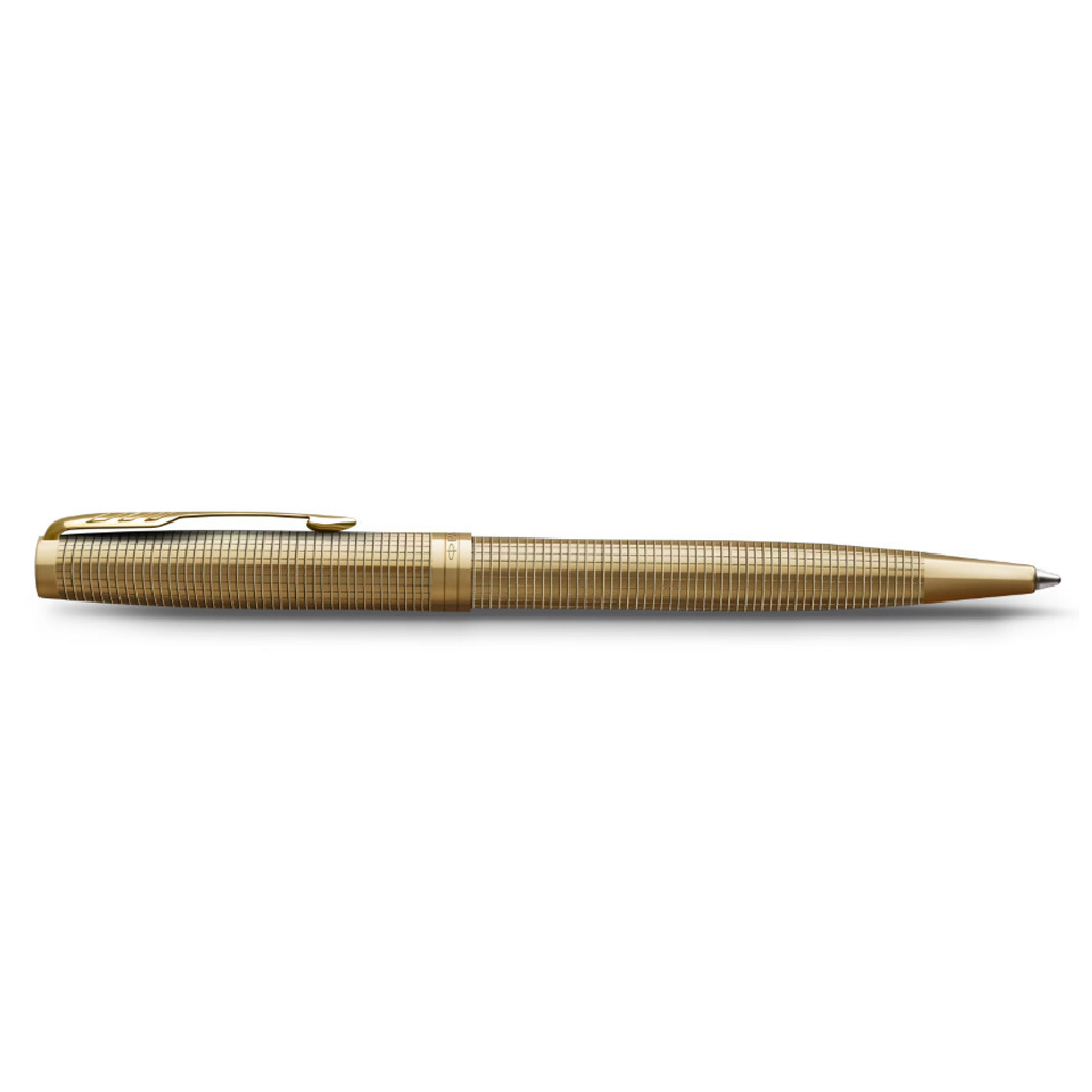 Ручка кулькова Parker SONNET 17 SE Cisele Gold GT BP + бархатний чохол (68 632) - зображення 3