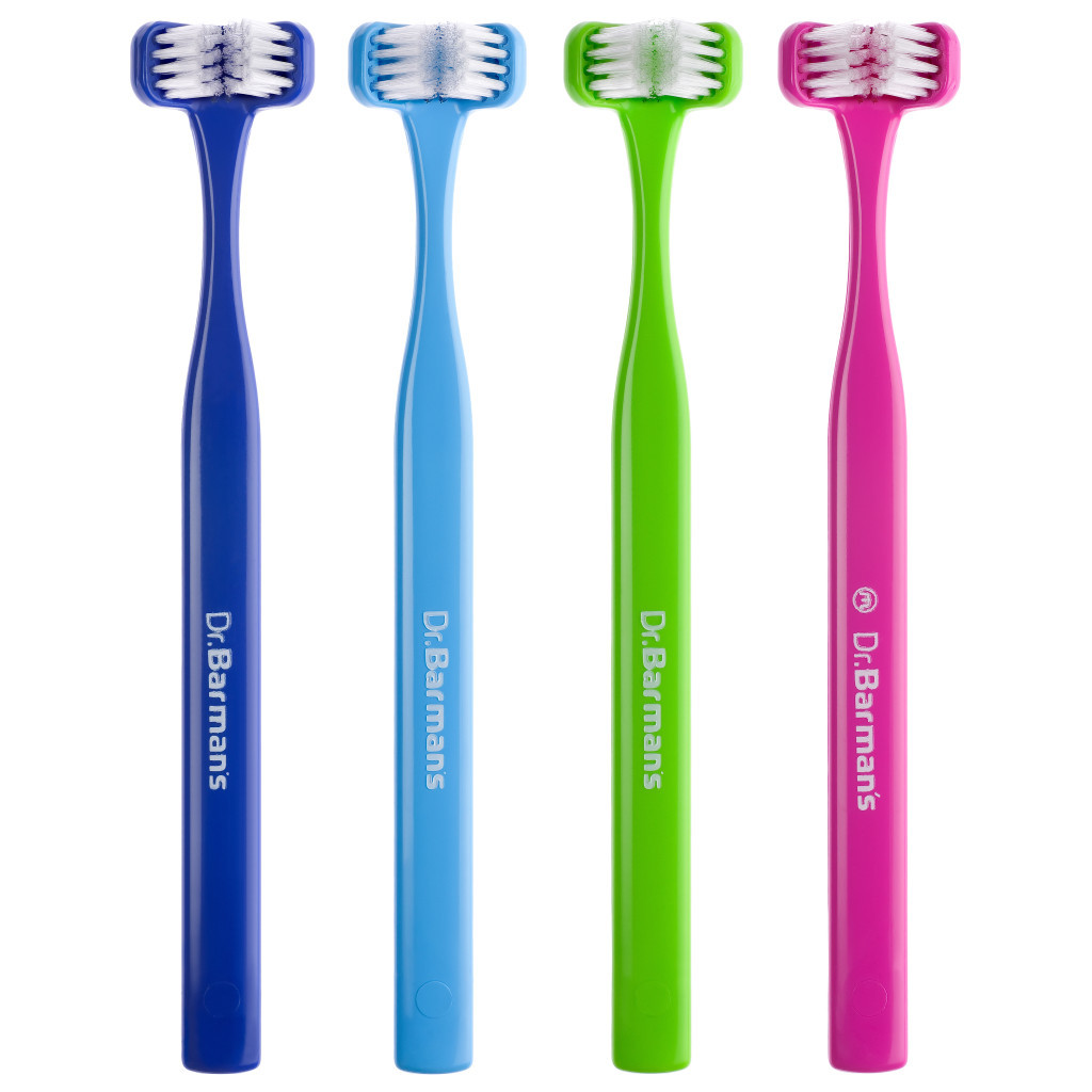 Дитяча зубна щітка Dr. Barman's Superbrush Dentaco AG 9603210000 блакитна (8.121/2) - зображення 2