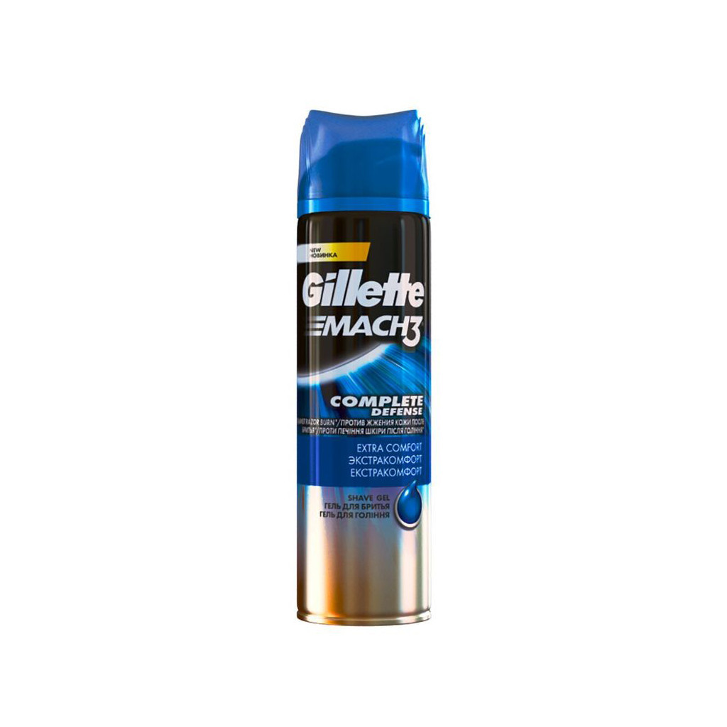 Гель для гоління Gillette Mach 3 Extra Comfort 200 мл (7702018291038) - зображення 1