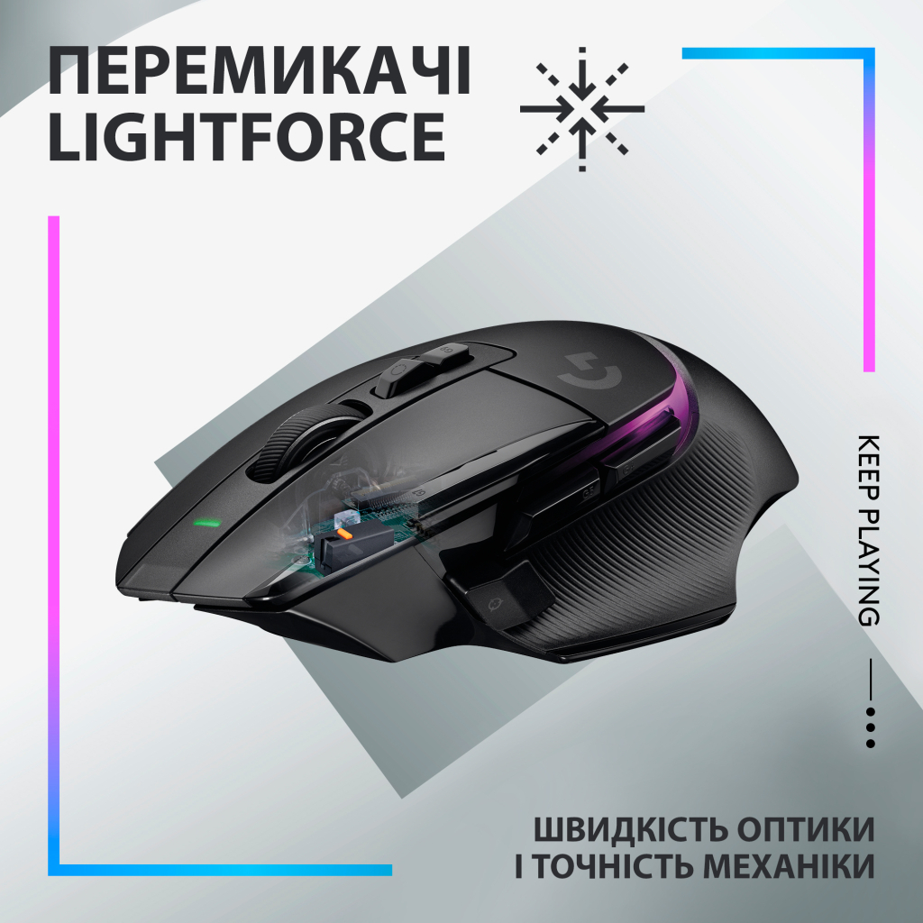 Мишка Logitech G502 X Plus Wireless Black (910-006162) - зображення 2