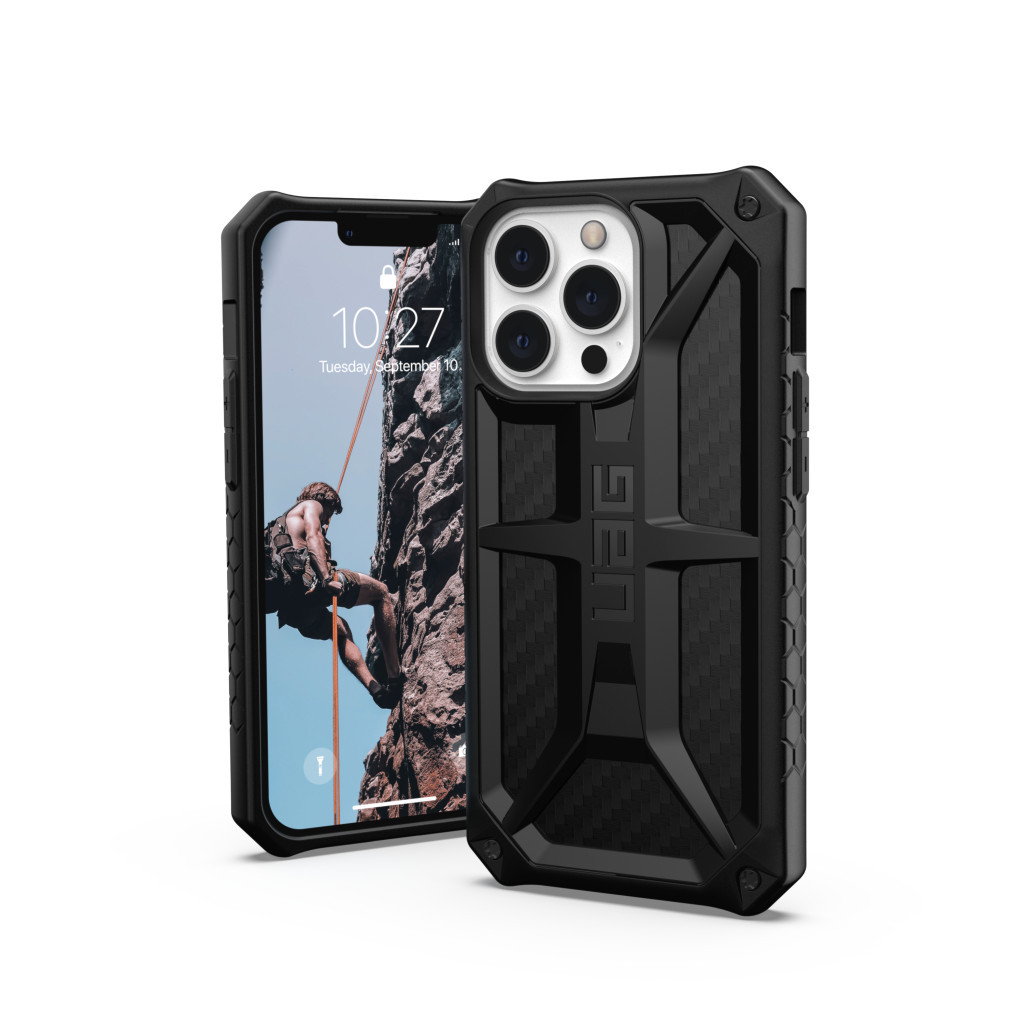 Чохол до мобільного телефона UAG Apple Iphone 13 Pro Monarch, Carbon Fiber (113151114242) - зображення 3