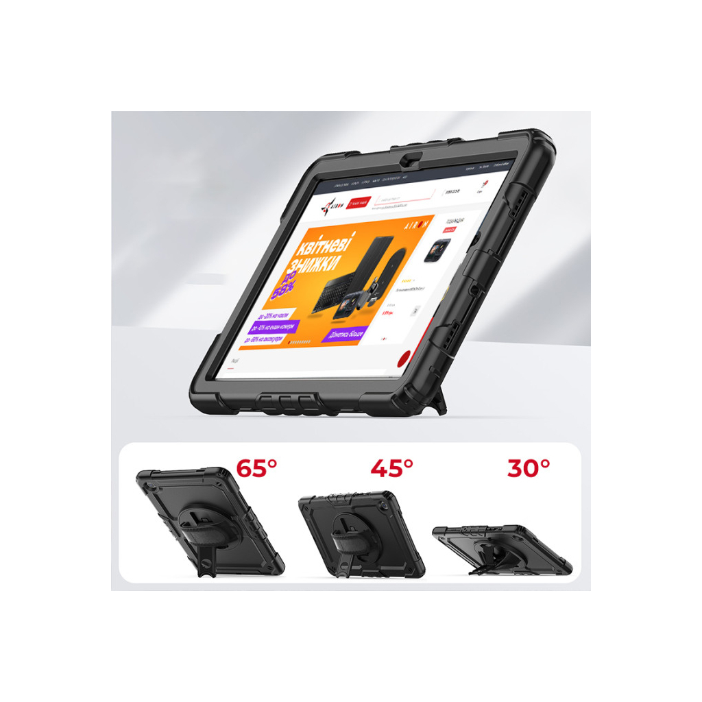 Чохол до планшета AirOn Premium Samsung Galaxy Tab A9 Plus 11'' 2023 Black (4822352781121) - зображення 5