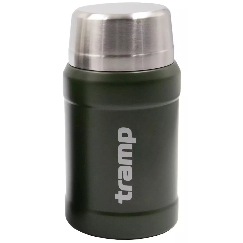 Термос Tramp з широким горлом в чохлі 0.8 л Olive (UTRC-132-olive) - зображення 2