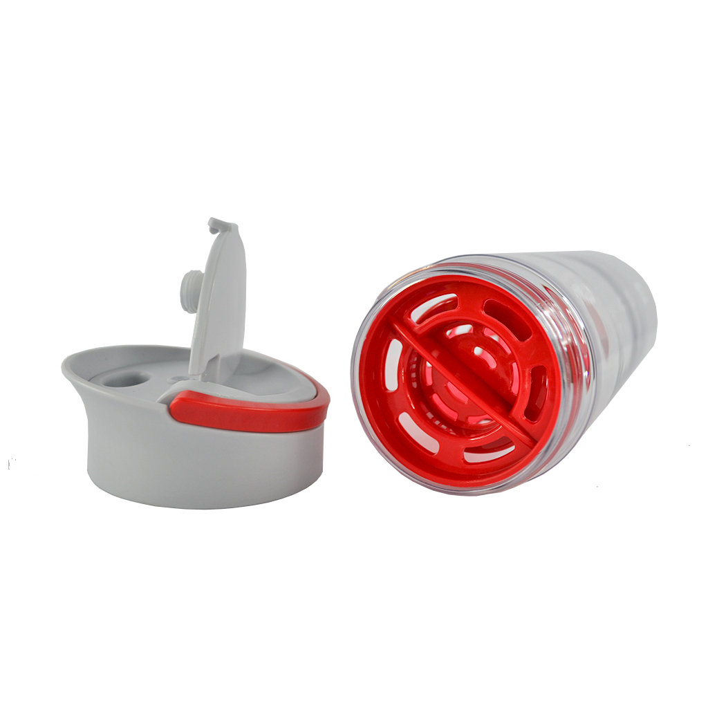 Пляшка для води Line Art Clear 800 мл сірий/червоний (20223LA-02) - зображення 4