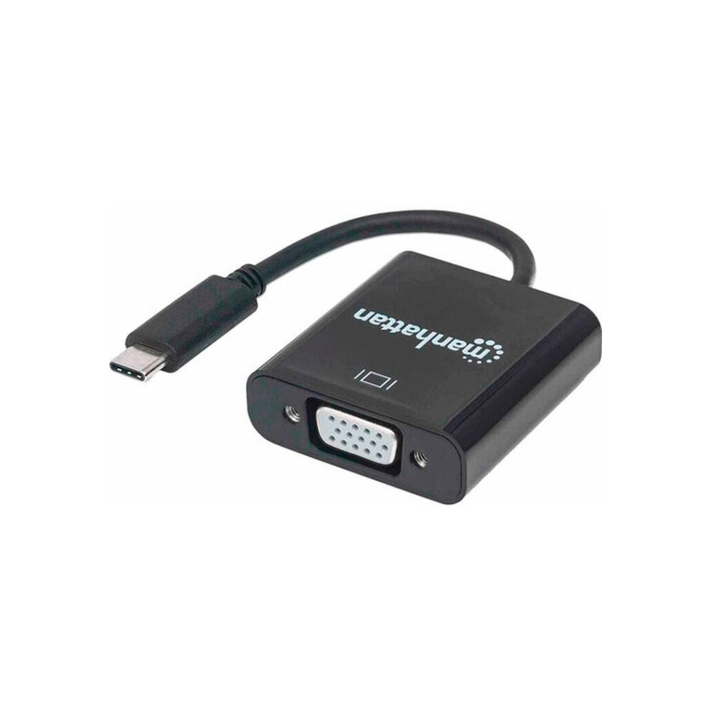 Перехідник USB3.1 Type-C to VGA (F) Manhattan Intracom (151771) - зображення 1
