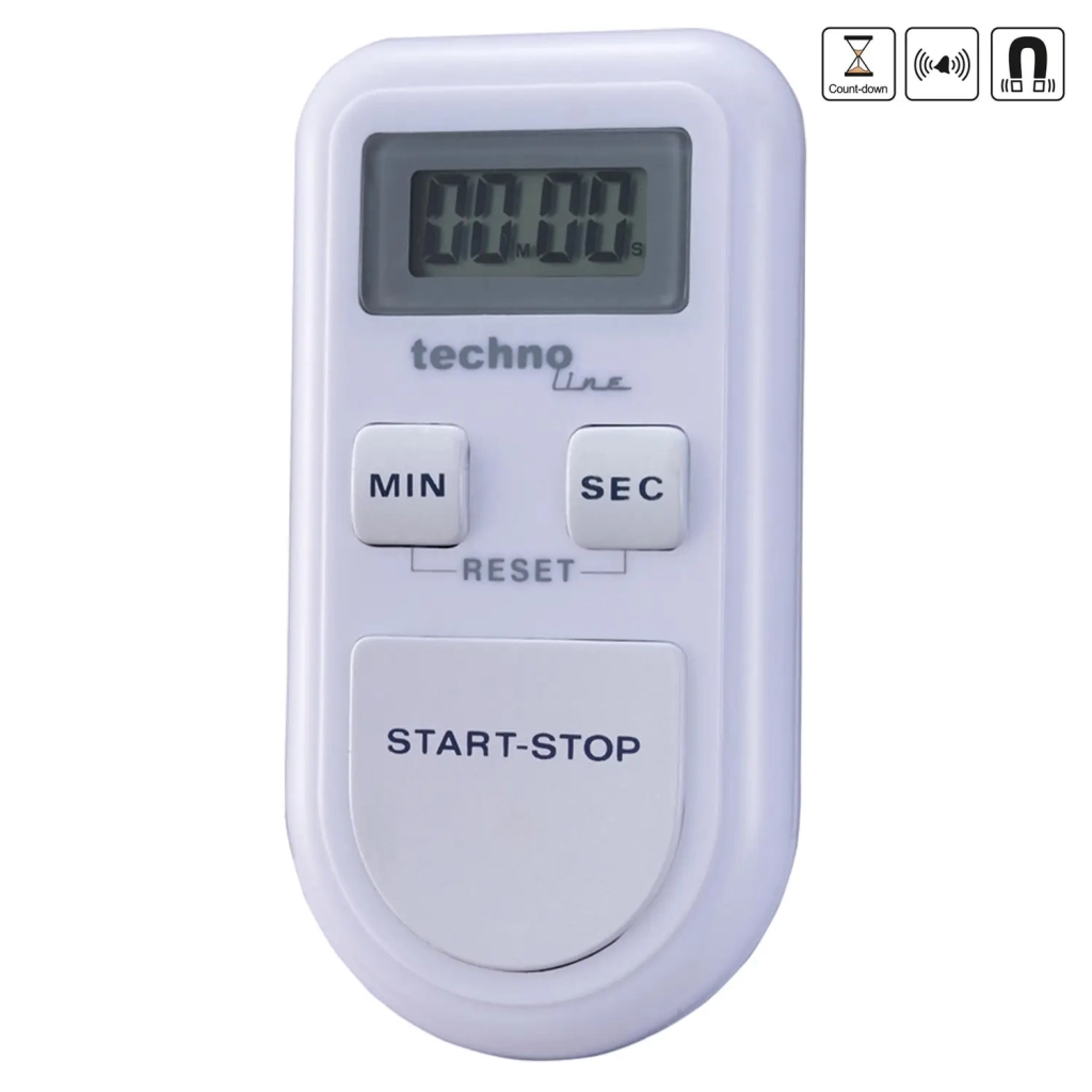 Таймер кухонний Technoline KT100 Magnetic White (KT100) - зображення 3
