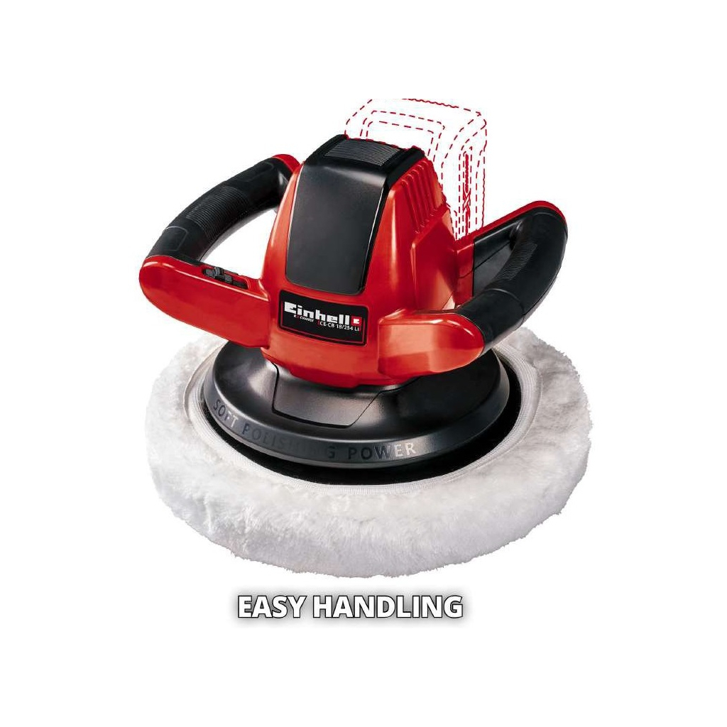Шліфувальна машина Einhell полірувальна CE-CB 18/254 Li - Solo, PXC, d254 мм, 18В (без АКБ та ЗП) (2093301) - зображення 2