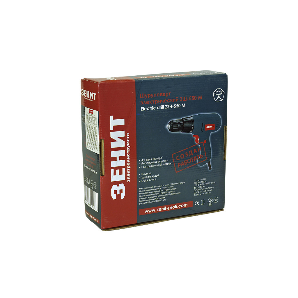Шуруповерт Зеніт ЗШ-550 М (842466) - зображення 5