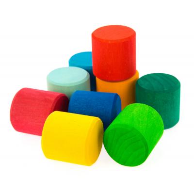 Конструктор Nic деревянный Разноцветный ролик (NIC523347) - зображення 2