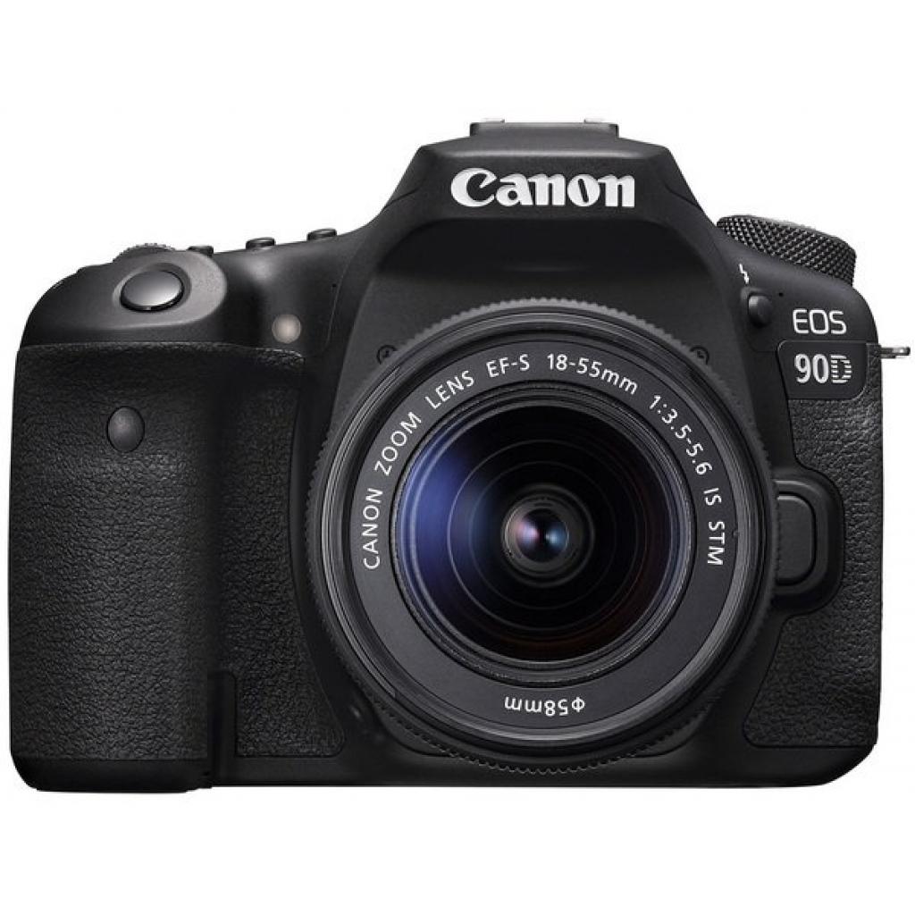 Цифровий фотоапарат Canon EOS 90D + 18-55 IS STM (3616C030) - зображення 9
