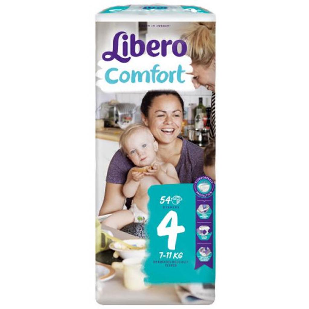 Підгузки Libero Comfort 4 (7-11кг) 54 шт (7322540731347) - зображення 2
