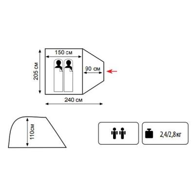 Намет Tramp Fly (TLT-041-olive) - зображення 2
