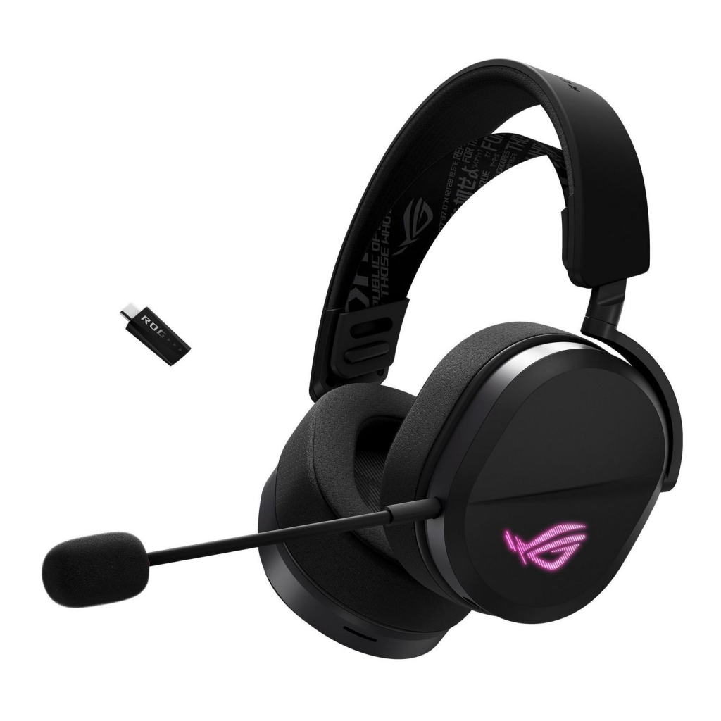 Навушники ASUS ROG Pelta Bluetooth/Wireless Black (90YH0410-BHUA00) - зображення 1