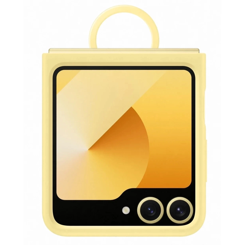 Чохол до мобільного телефона Samsung Silicone Cover with Ring Samsung Galaxy Flip 6 Yellow (EF-PF741TYEGUA) - зображення 6