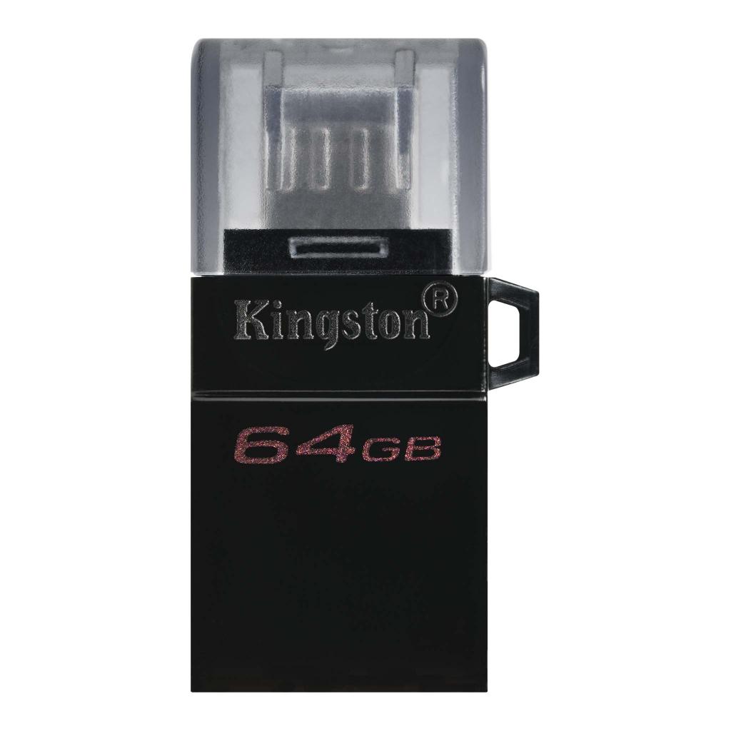 USB флеш накопичувач Kingston 64GB microDuo USB 3.2/microUSB (DTDUO3G2/64GB) - зображення 1