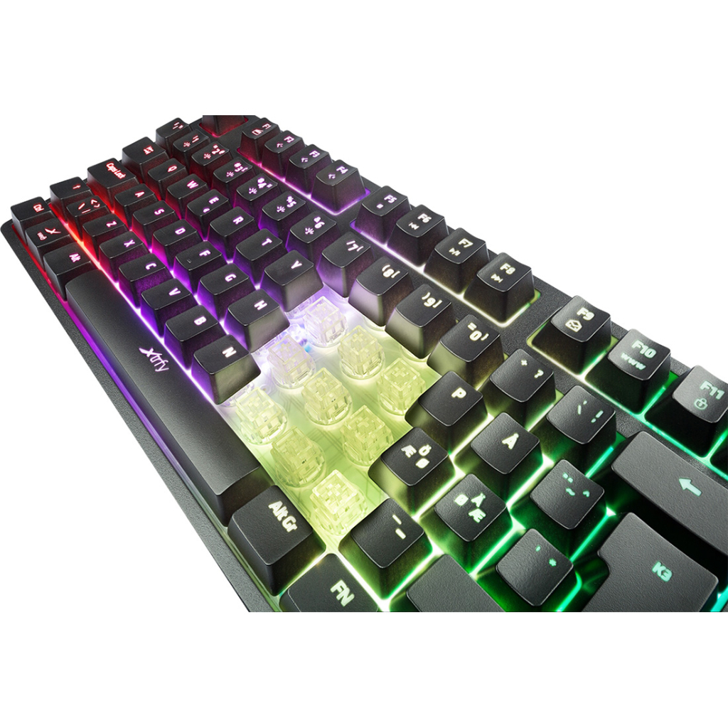Клавіатура Xtrfy K3 Semi Mech RGB UA Black (XG-K3-RGB-UKR) - зображення 4