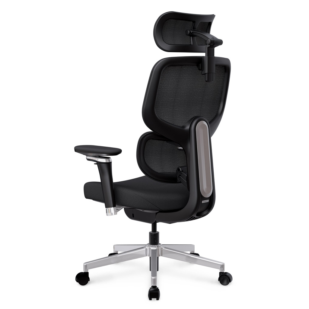 Офісне крісло Mealux D2 Air Fabric Black (HF-D2 F/B) - зображення 8