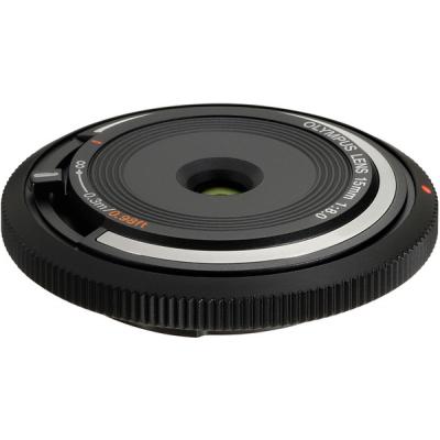 Об'єктив Olympus BCL-1580 Body Cap Lens 15mm 1:8.0 Black (V325010BE000) - зображення 1