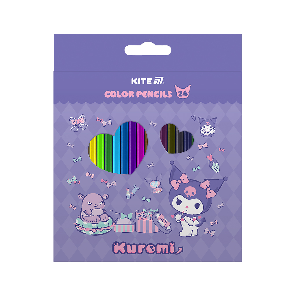 Олівці кольорові Kite Kuromi 24 кольори (HK25-055) - зображення 1