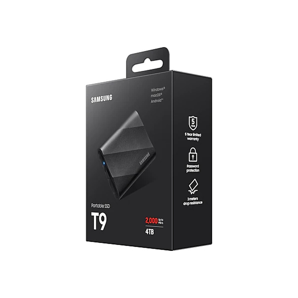 Накопичувач SSD USB 3.2 4TB T9 Samsung (MU-PG4T0B/EU) - изображение 11