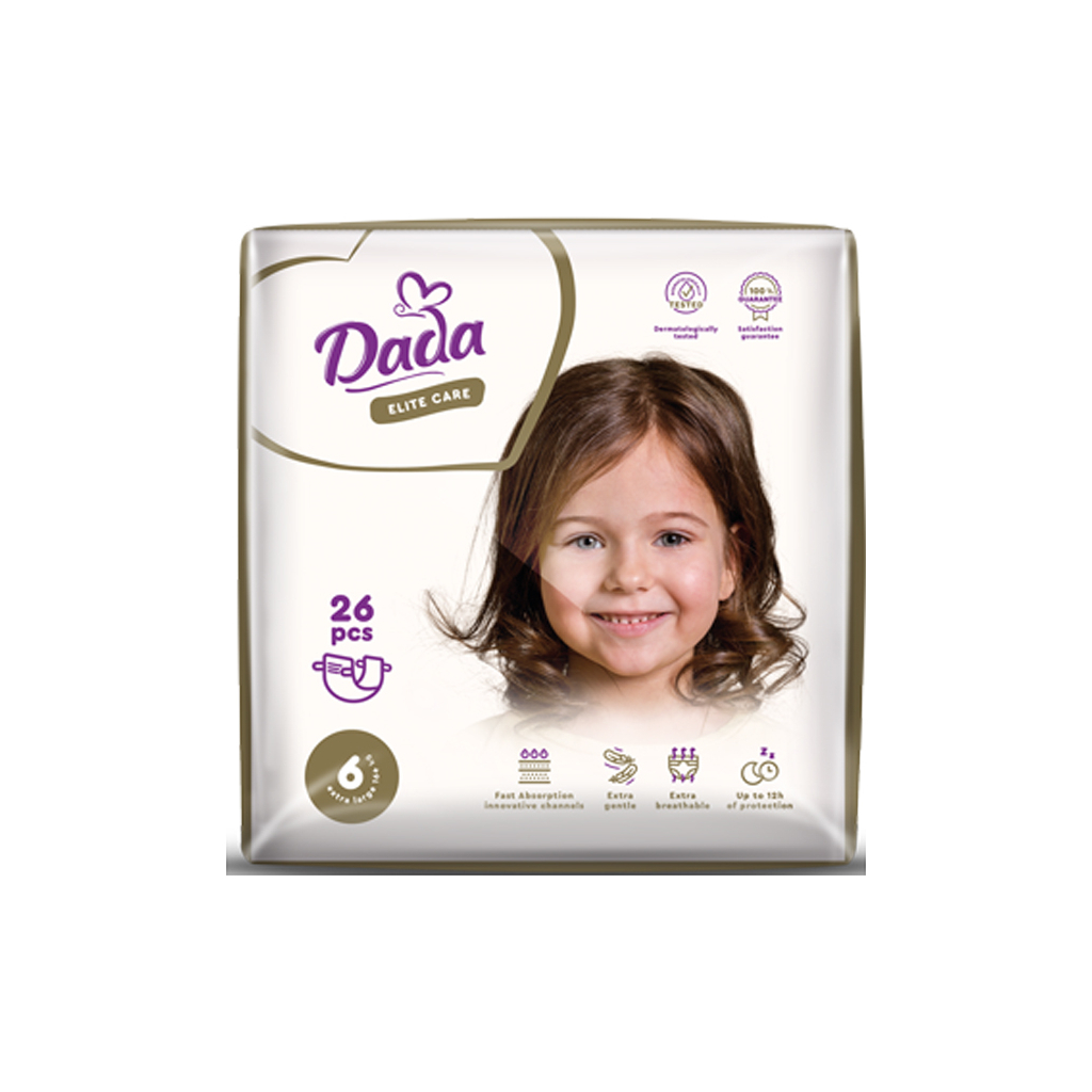Підгузки Dada Elite Care Extra Large 6 (16+ кг) 26 шт (4820174981129) - зображення 1
