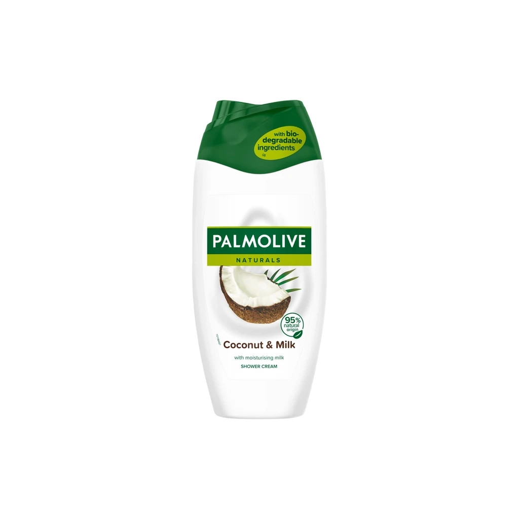 Гель для душу Palmolive Naturals Кокос і молочко Зволожувальний 250 мл (8714789732923) - зображення 1