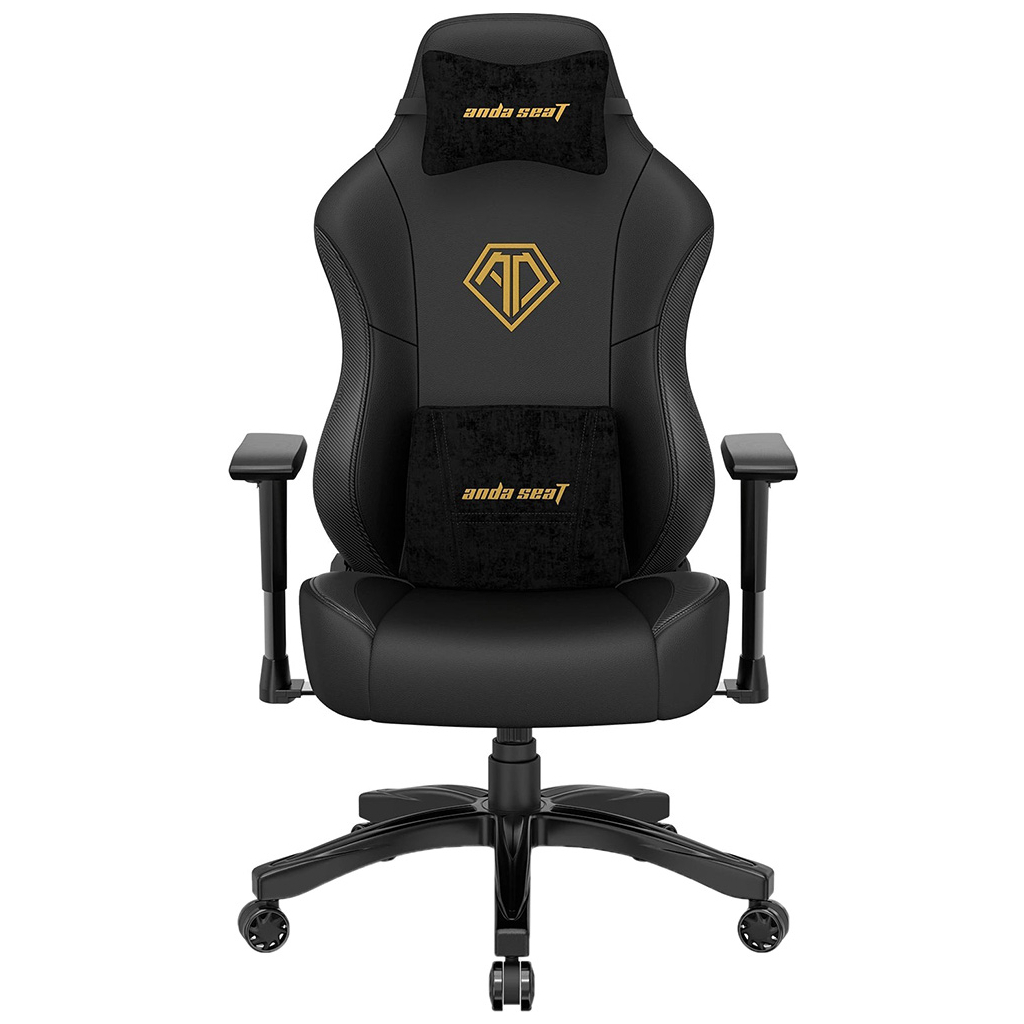 Крісло ігрове Anda Seat Phantom 3 Size L Black/Gold (AD18Y-06-B-PV/C) - зображення 1