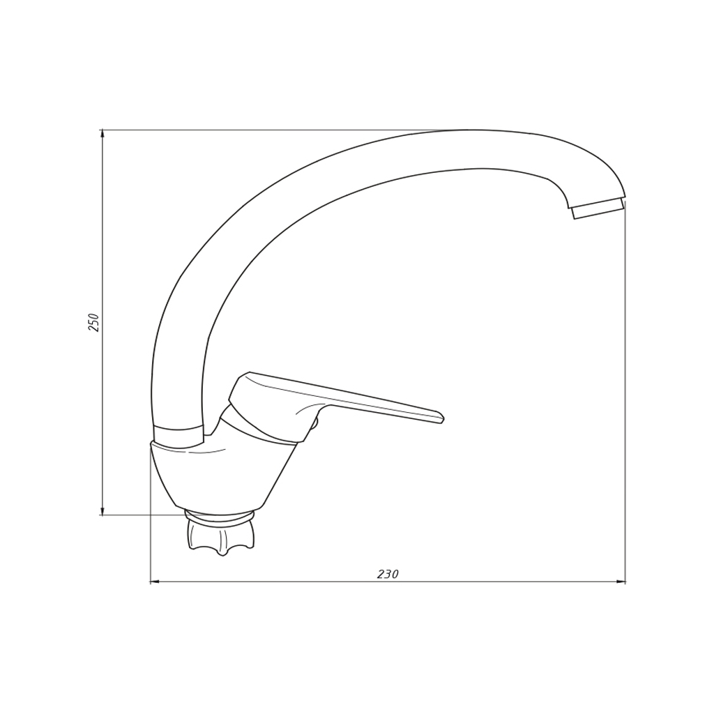Змішувач Kroner Odra-N035 - зображення 2