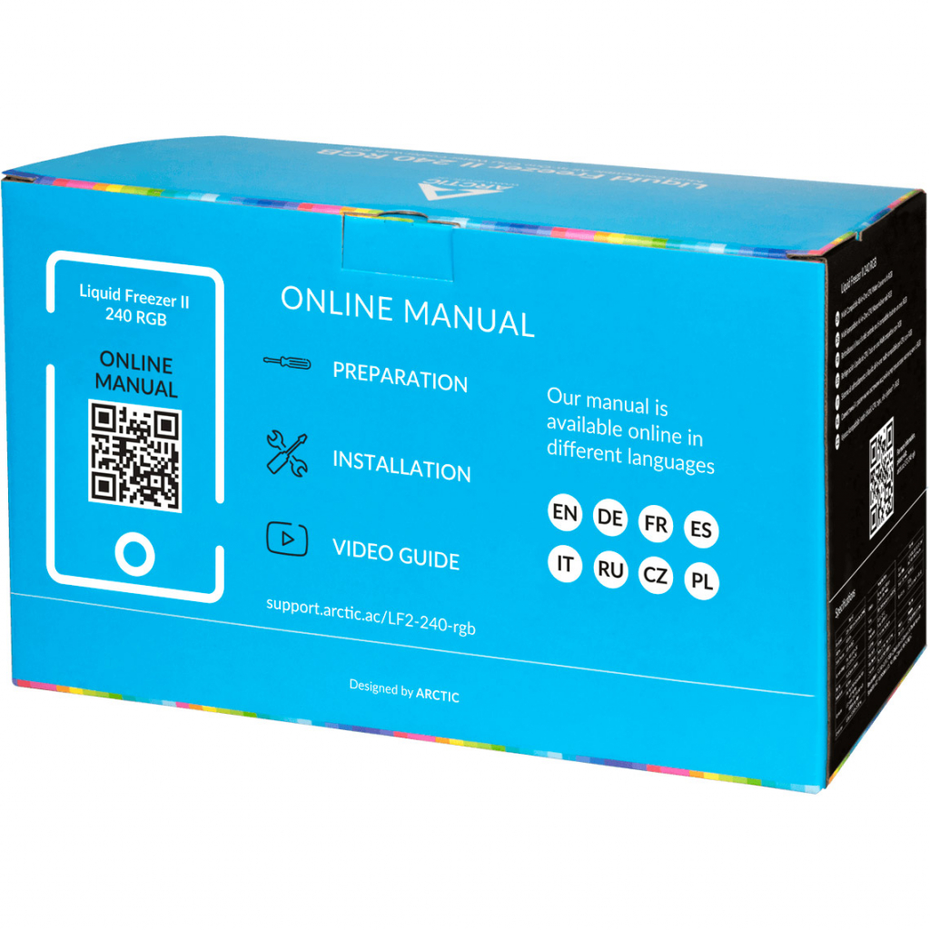 Система рідинного охолодження Arctic Liquid Freezer II 240 RGB (ACFRE00098A) - зображення 8