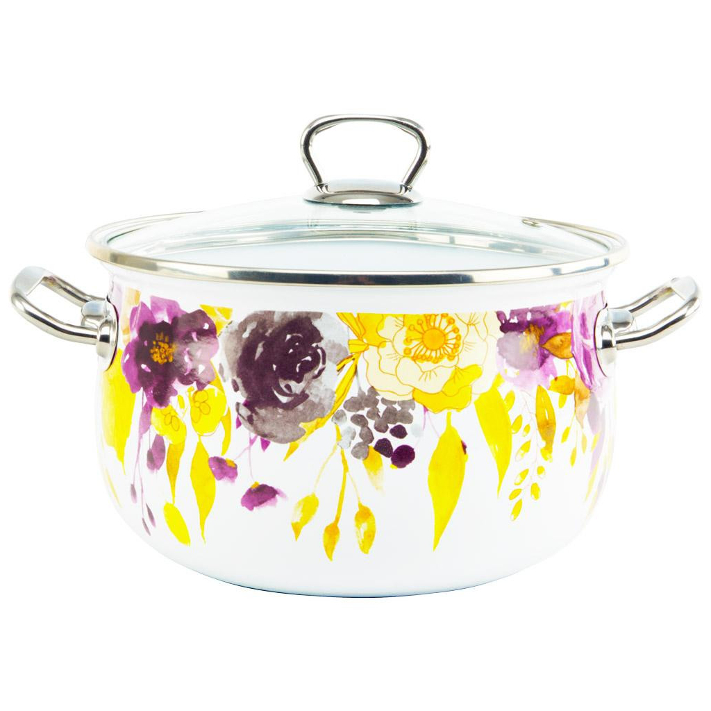 Каструля Gusto Акварель Premium 16 см 2,1 л GT-T-216-W (96322) - зображення 1