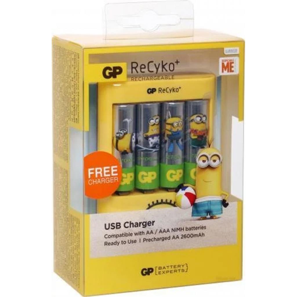 Зарядний пристрій для акумуляторів Gp GP-U411 + AA 2700mAh*4 (U411 270AAHCWA12FMC-2UE4) - зображення 3
