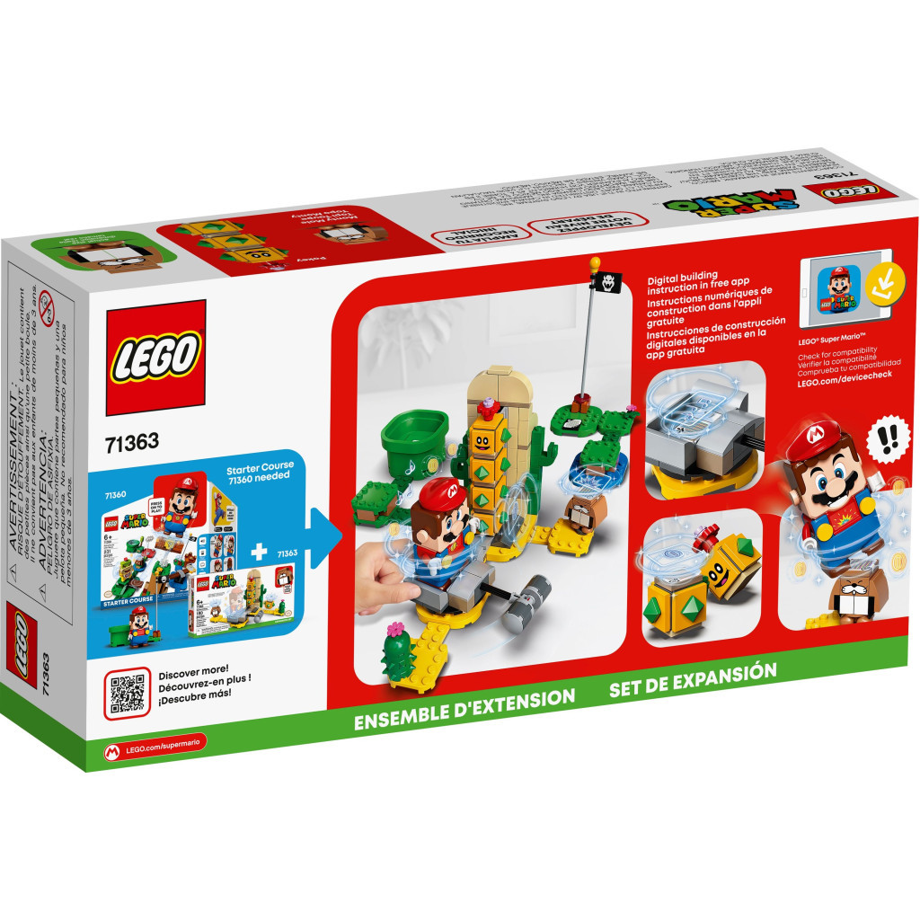 Конструктор LEGO Super Mario Покі з пустелі додатковий набір 180 деталей (71363) - зображення 4