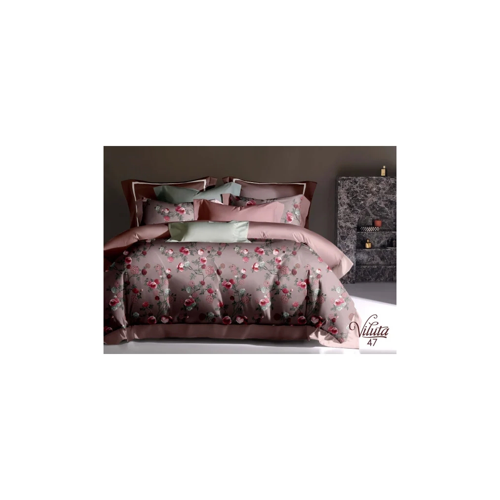 Постільна білизна Viluta Сатин Єгипетська бавовна 47 євро (47_EB_ev) - зображення 5