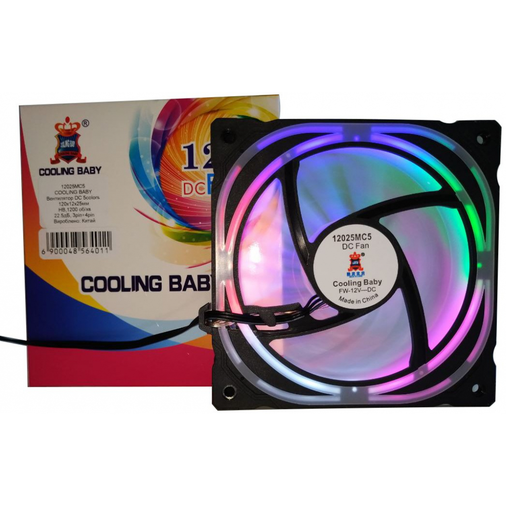 Кулер до корпусу Cooling Baby 12025MC5 - зображення 6