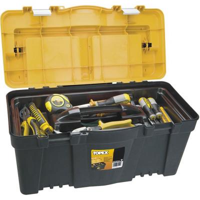 Ящик для інструментів Topex 25 ", з алюмінієвою ручкою (79R129) - зображення 2