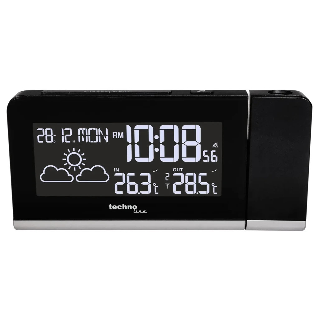 Настільний годинник Technoline WT539 проекційний Black (DAS301813) - зображення 5