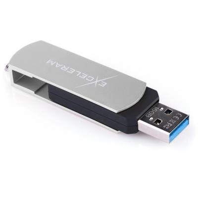 USB флеш накопичувач eXceleram 32GB P2 Series Silver/Black USB 3.1 Gen 1 (EXP2U3SIB32) - зображення 5